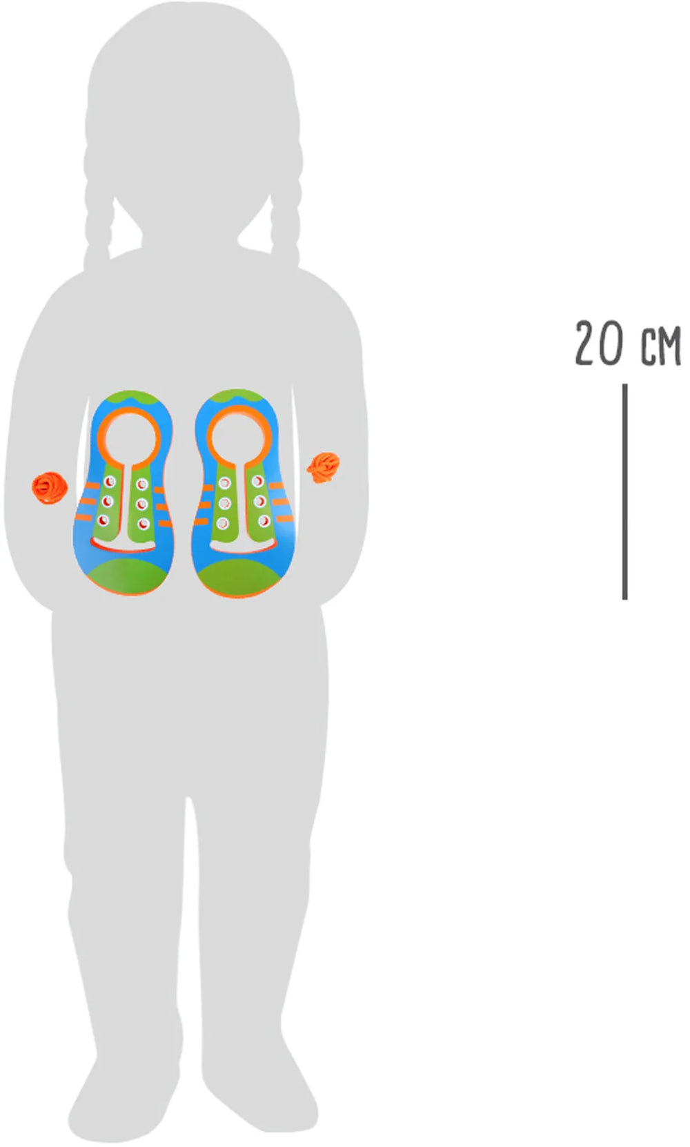 Snørre Sko (2 Stk.) Træ – small foot