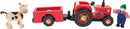 Traktor Med Anhænger Træ – Bondegård – small foot