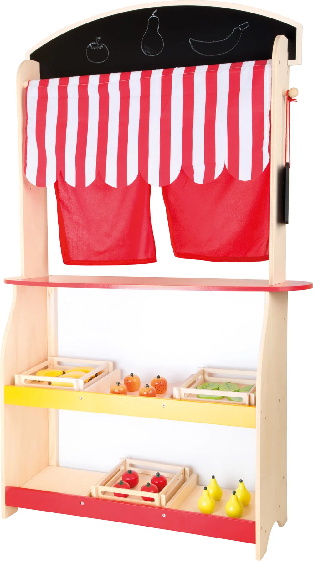 Dukketeater Og Markedsstand Træ – 2 i 1 – small foot