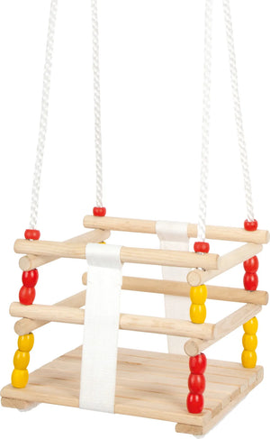 Baby gynge til små børn 18+ mdr, max 30 kg, træ – small foot