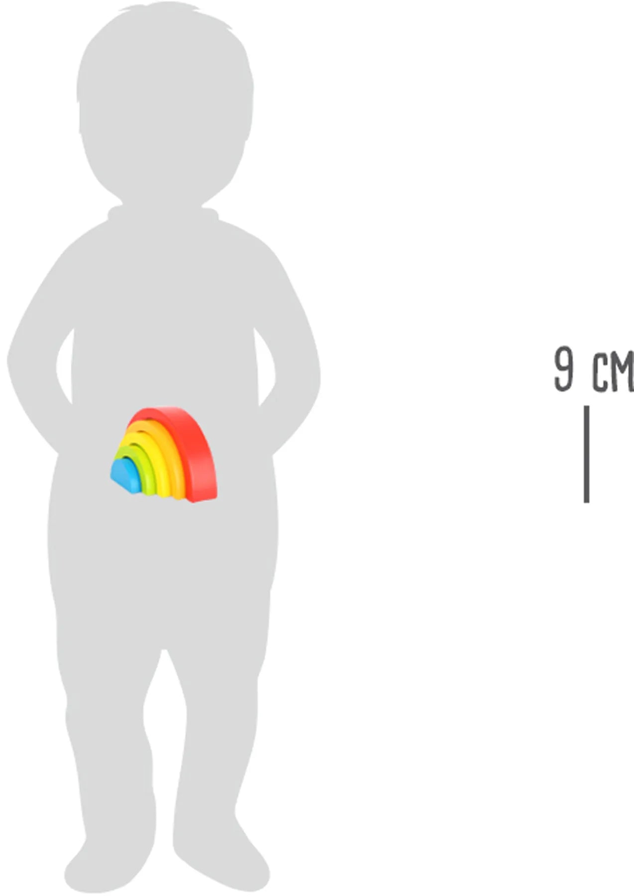 Byggeklodser Træ – Regnbuen – small foot