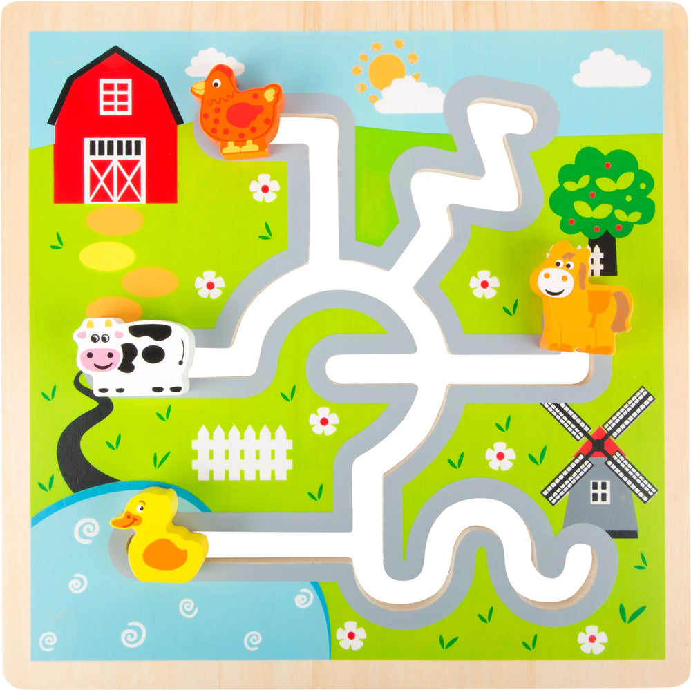 Skubbe Puslespil – Bondegård – small foot