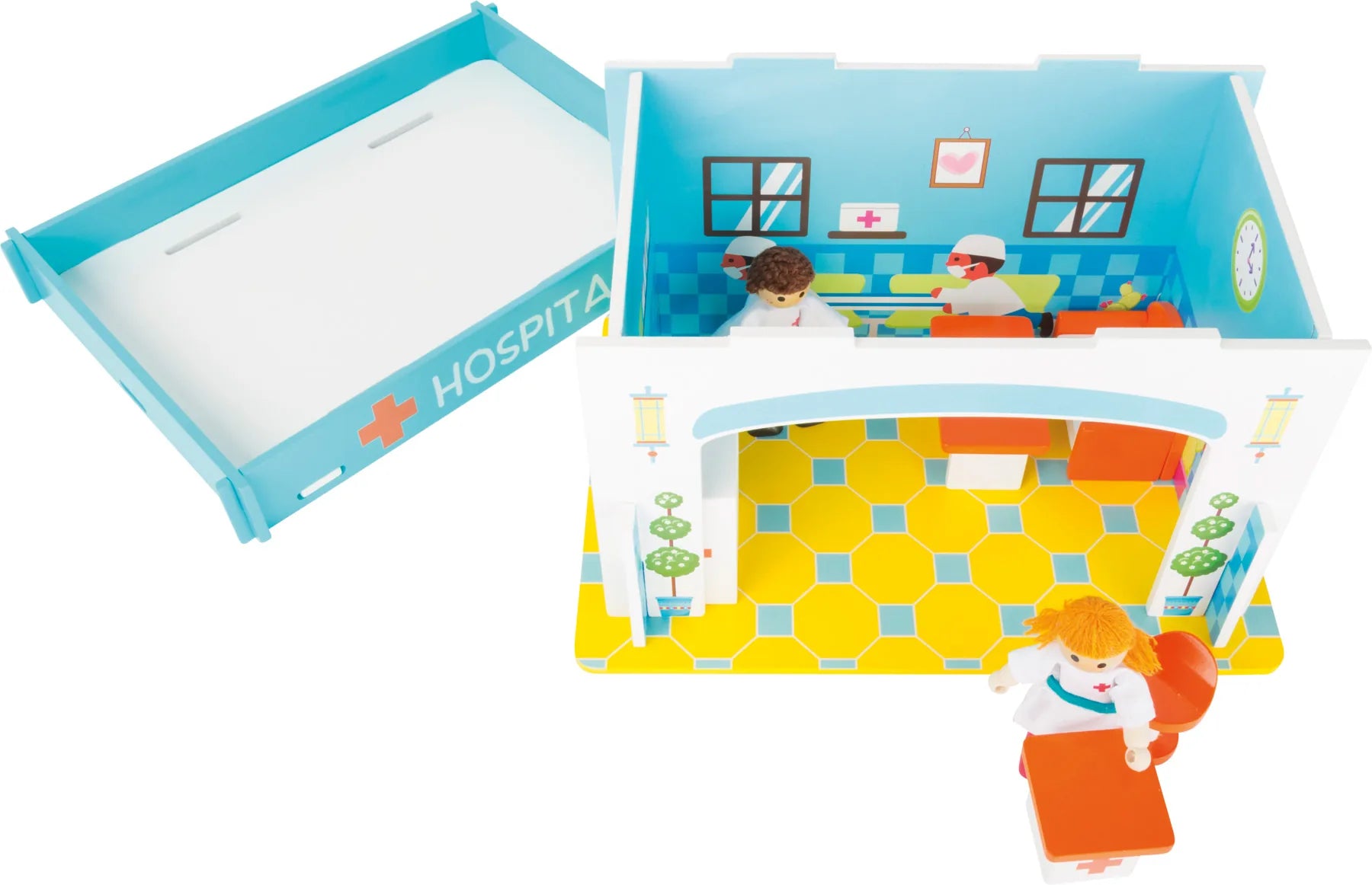 Temaleg Træ – Hospital med Tilbehør – small foot