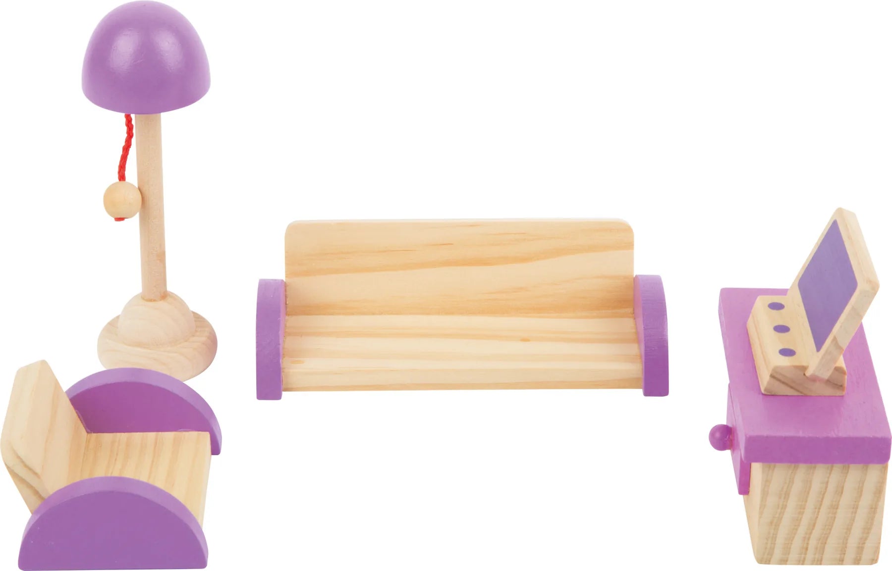 Dukkehusmøbler Træ – Dagligstue – small foot