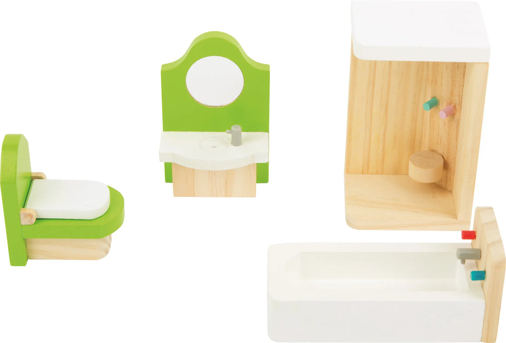 Dukkehusmøbler Træ – Badeværelse – small foot