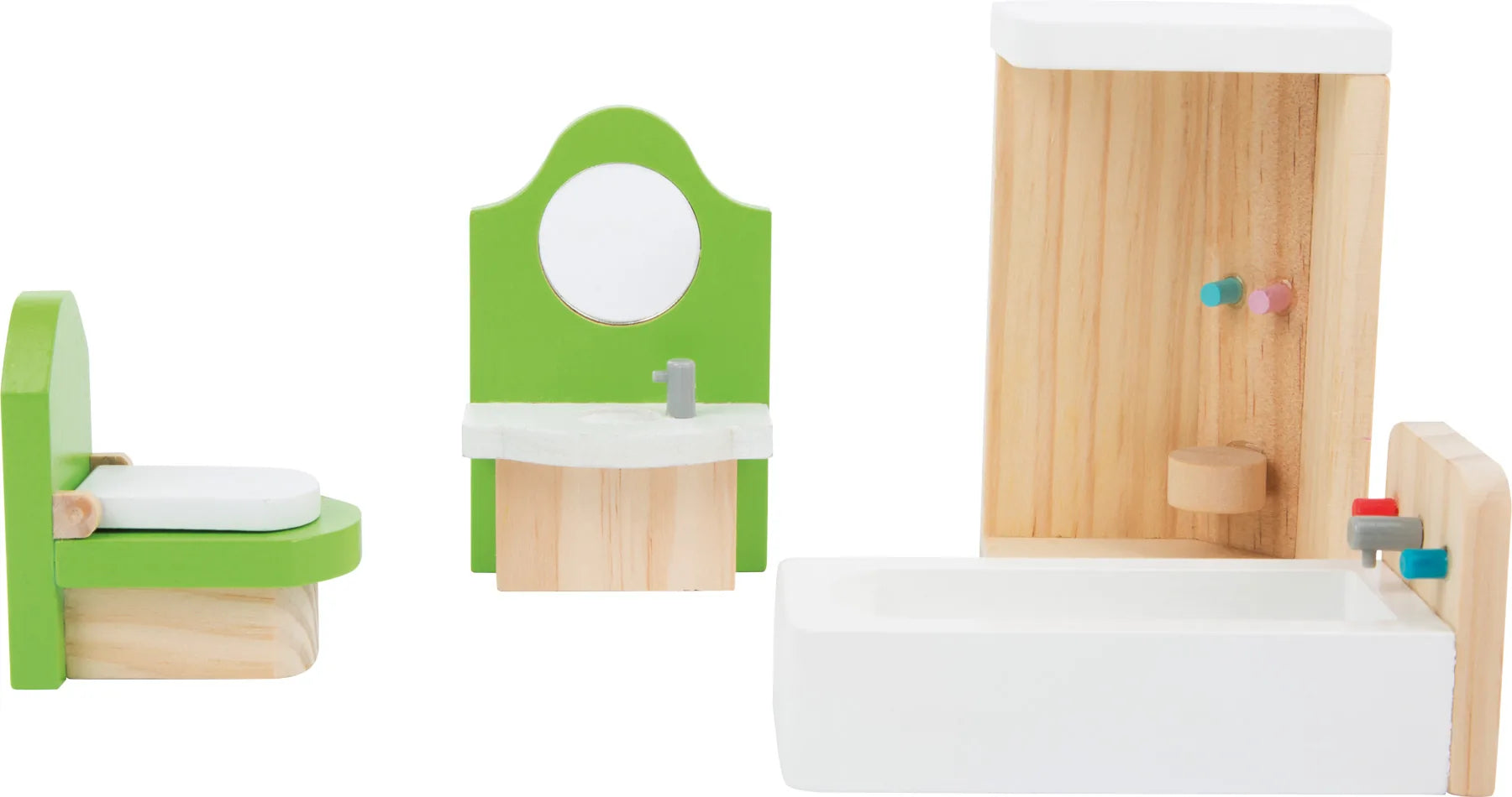 Dukkehusmøbler Træ – Badeværelse – small foot