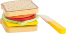 Trælegetøj Sandwich sæt 7 dele i FSC-træ til børn 3+ år – small foot