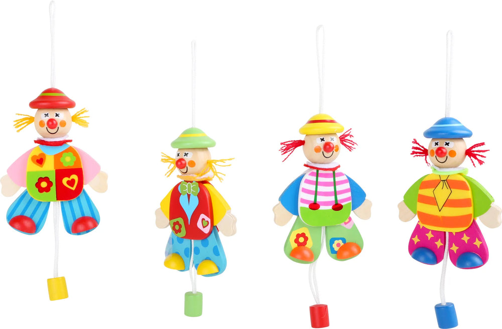 Display Sprællemand (16 Stk) Træ – Klovne – small foot