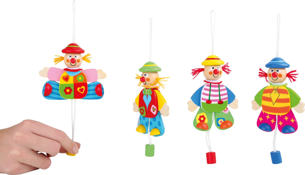 Display Sprællemand (16 Stk) Træ – Klovne – small foot