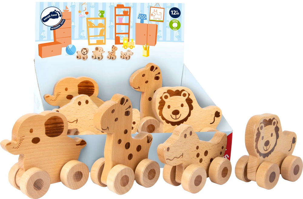 Display Skubbedyr (8 Stk) – Safari Natur – small foot