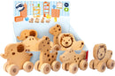 Display Skubbedyr (8 Stk) – Safari Natur – small foot