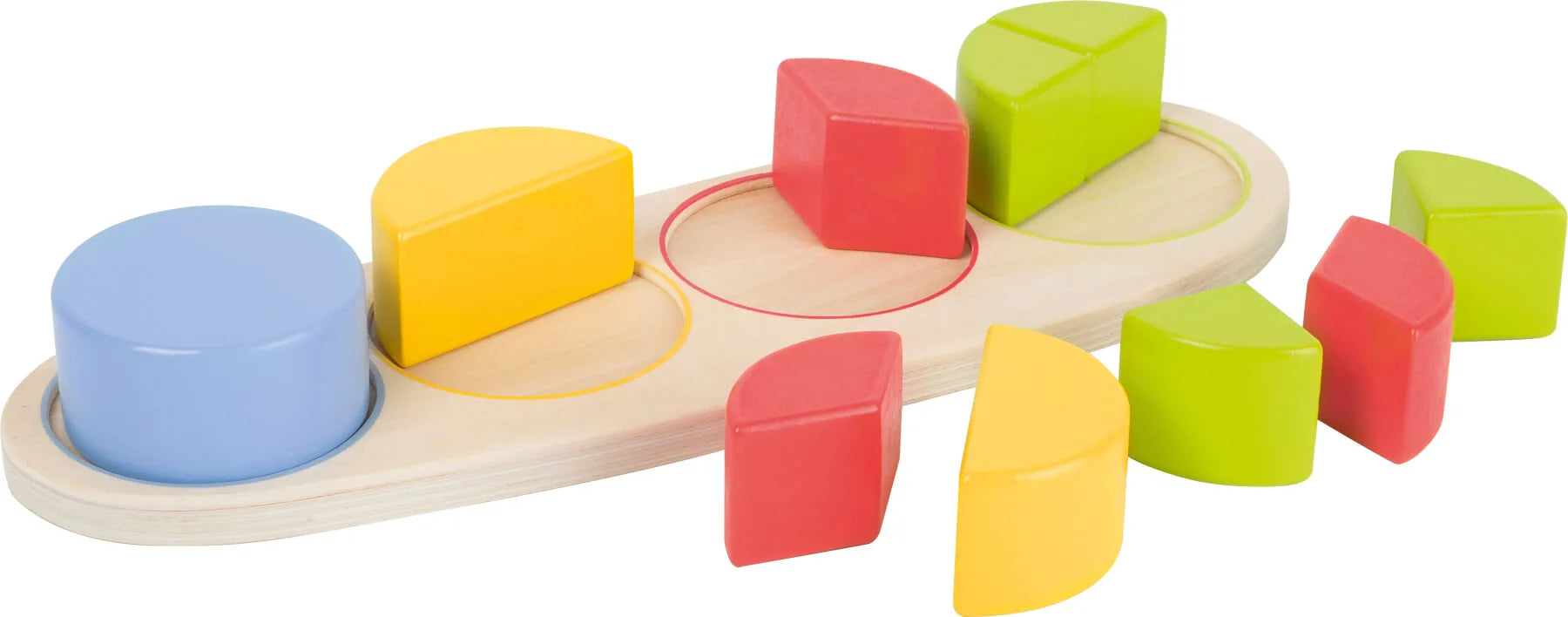 Puslespil Cylinder Former Træ – Educate – small foot