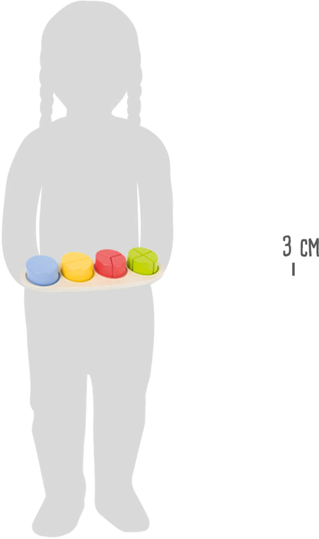 Puslespil Cylinder Former Træ – Educate – small foot