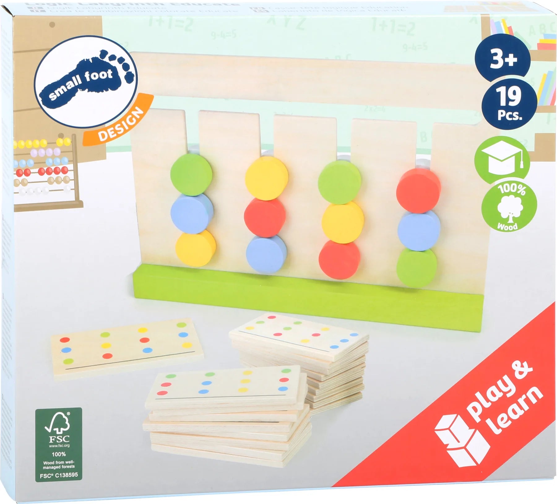 Spil Logisk Labyrint Træ – Educate – small foot