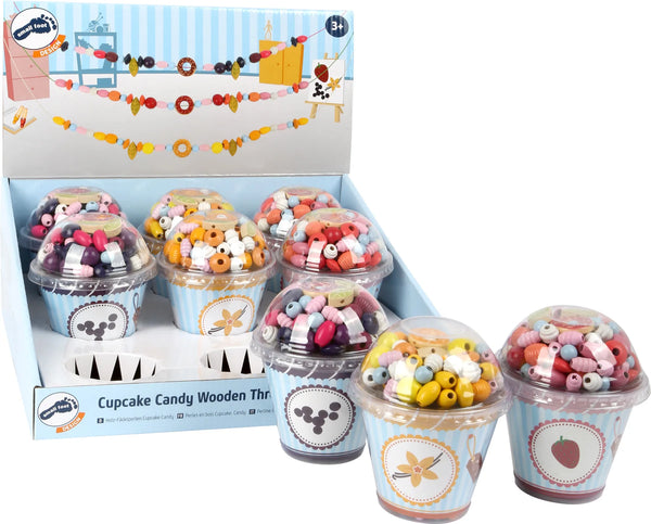 Display Træperler (9 Stk) – Cupcake – small foot