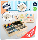 9-i-1 træspil sæt (skak, ludo, domino m.fl.) – small foot