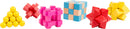 Display Konstruktions Figurer (12 Stk) Træ – Kulørte – small foot