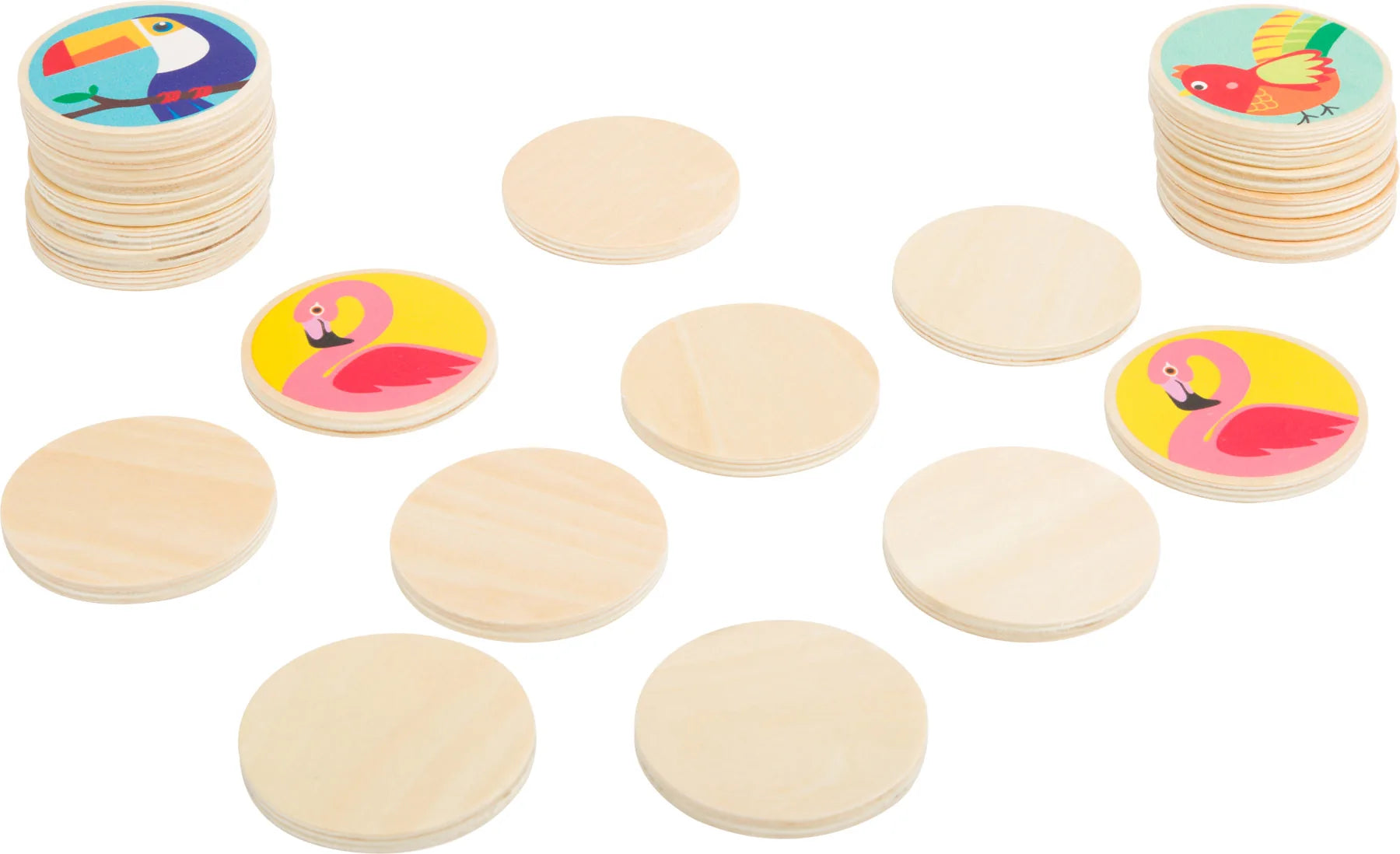 Memoryspil Træ – Verdens Fugle – small foot