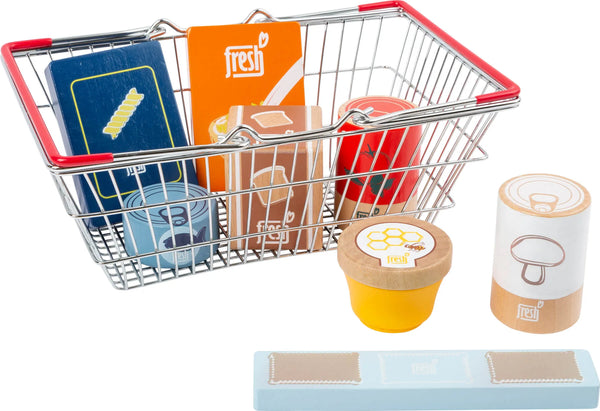 small foot Shoppingkurv med Kolonialvarer, Fresh