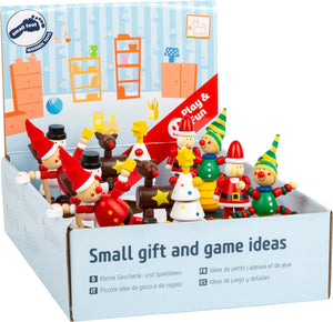 Display Dansende Figur (12 Stk) Træ – Jul – small foot