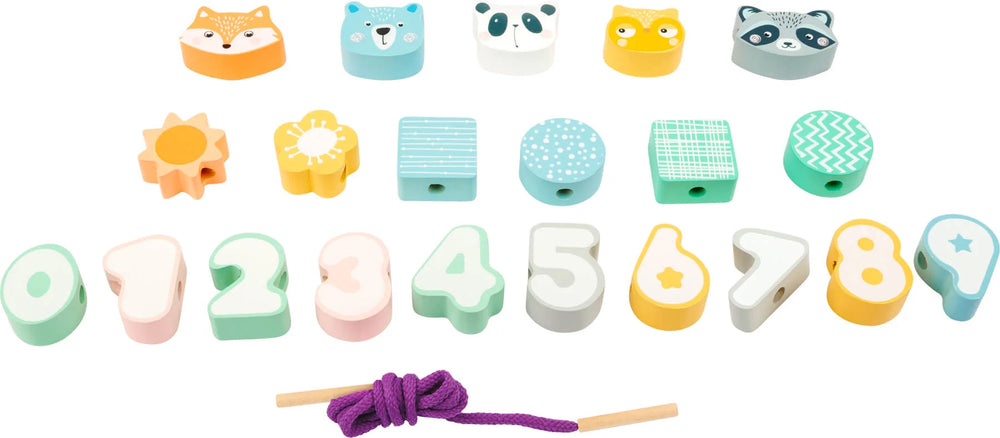 Sy-sæt træ figurer til syning 24+ mdr, snor 100 cm – small foot