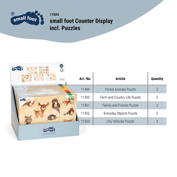small foot Display Puslespil (10 stk)