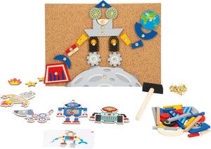 Hammer Og Søm Træ – Robot – small foot