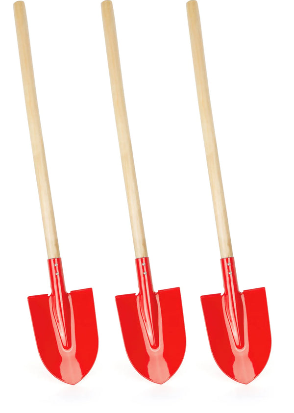 Shovels 3-Pack, red