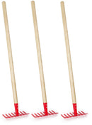 Børnerive sæt 3 stk metal/træ 68 cm – small foot