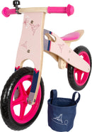 Løbecykel Træ – Kolibri, Rosa – small foot