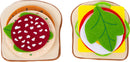 Filt-sandwich legetøj til rolleleg, 250 dele i filt, 11x10 cm stykker – small foot