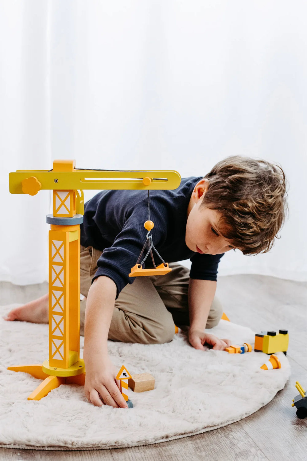 Byggekran Med Tilbehør – small foot