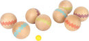 Boule spil i FSC-træ 9 dele – udendørs familie- og strandspil, small foot