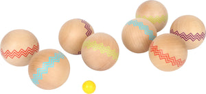 Boule spil i FSC-træ 9 dele – udendørs familie- og strandspil, small foot
