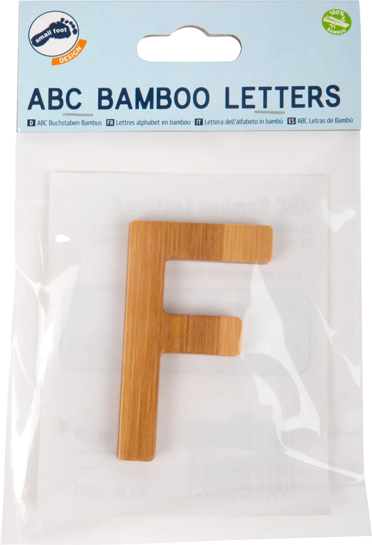 Abc Bogstav F – Bambus – small foot