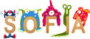 Abc Bogstav Monster Gaga – Bambus – small foot