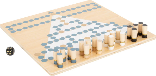 small foot Barrikade og Halma spil, Gold Edition