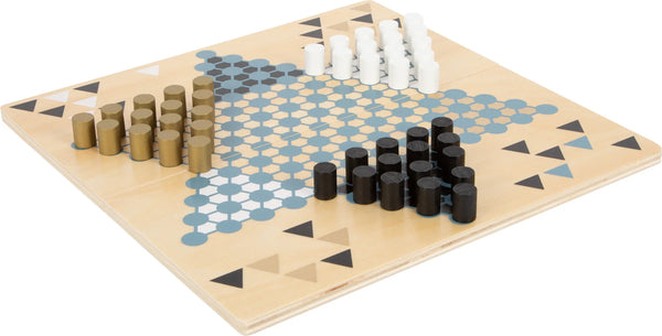small foot Barrikade og Halma spil, Gold Edition