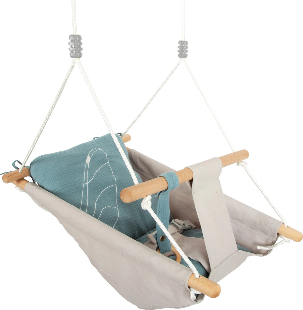 Babygynge Med Pude Træ – Seaside – small foot