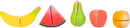 Frugt Skæresæt Træ – Fresh – small foot