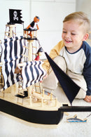 Piratskib Træ – Champion – small foot