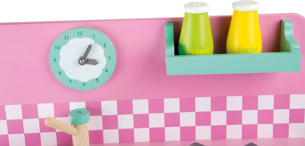 Small Foot Legekøkken Træ – Retro – Leg - Børn - Legekøkken og mad
