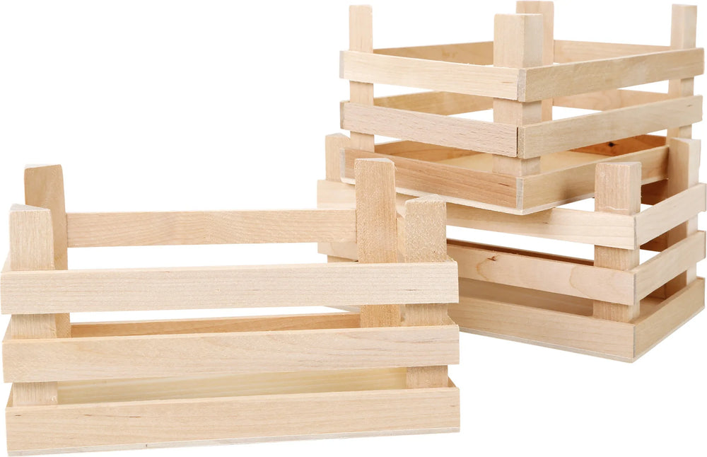 Kasse (3 Stk.) Stor – Natur – small foot