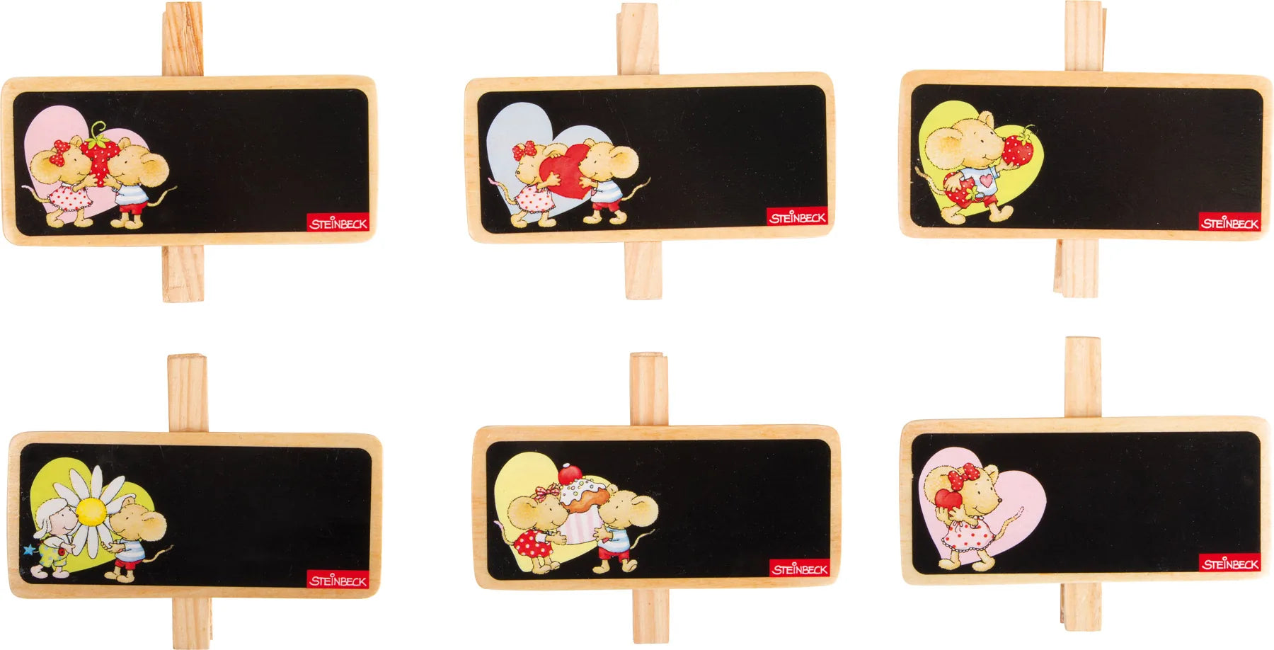 small foot Display med Huske-Klips (12stk), Lillebi