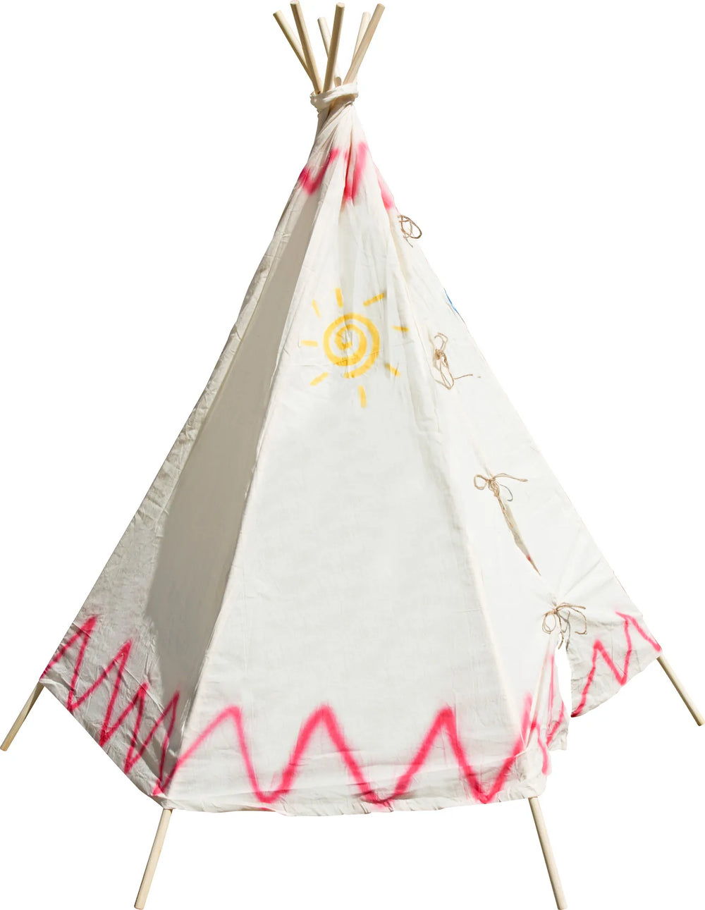 Wigwam legetelt træ og stof til børn 180 cm – small foot
