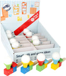 Display (12Stk) Træ – Tog – small foot
