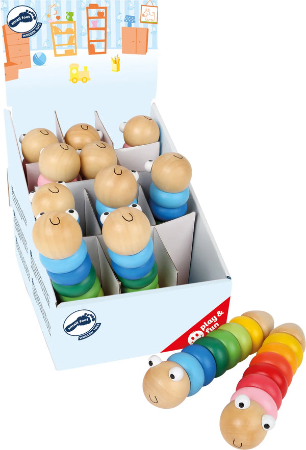 small foot Display (12stk) Orm med Gevind