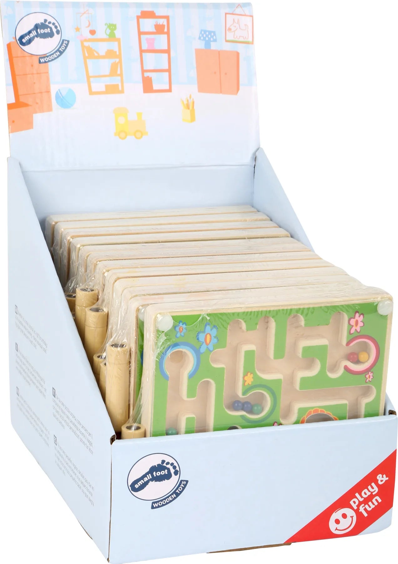 small foot Display Magnet Labyring (12stk)