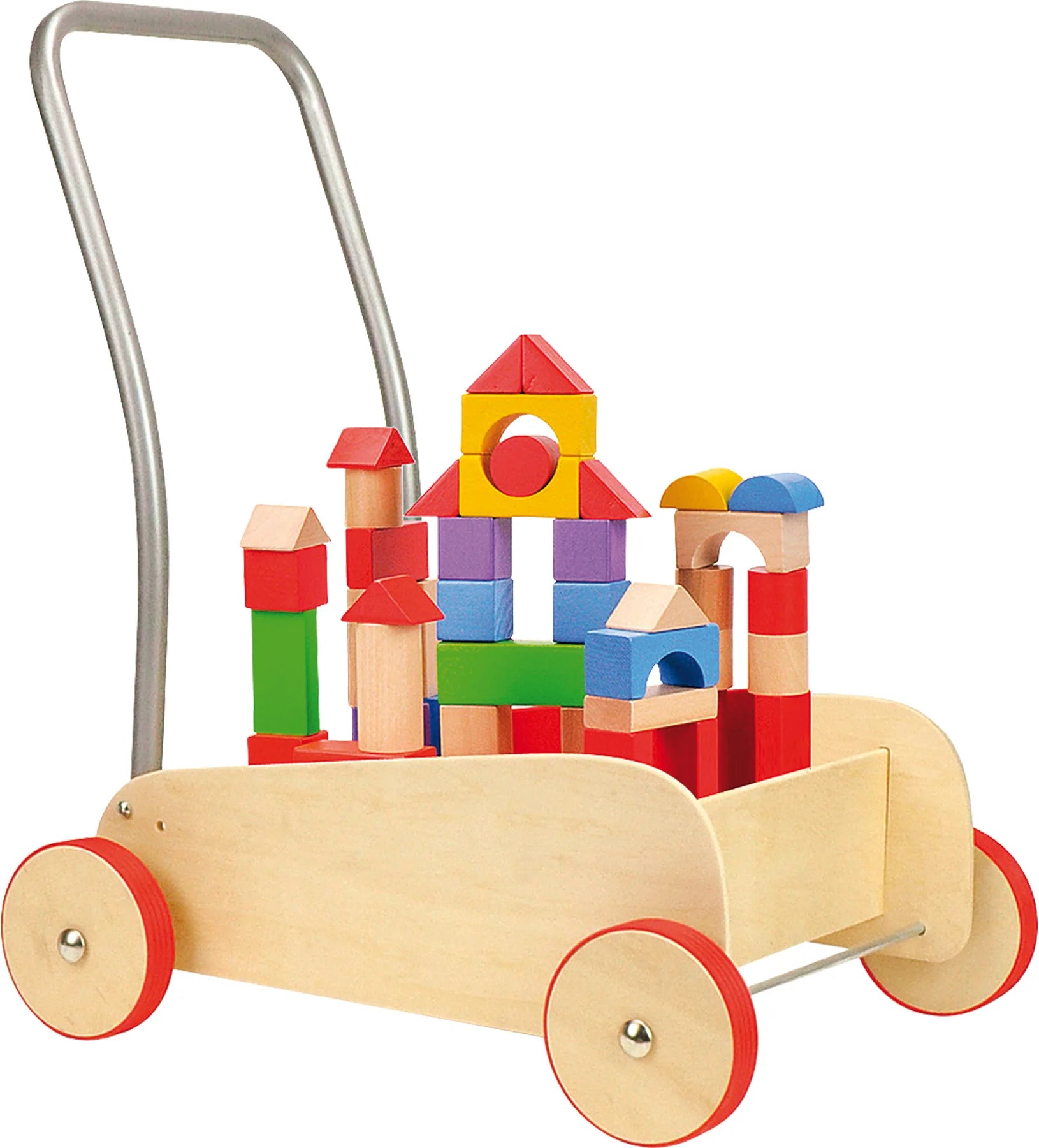 Gåvogn Træ – Byggeklodser – small foot