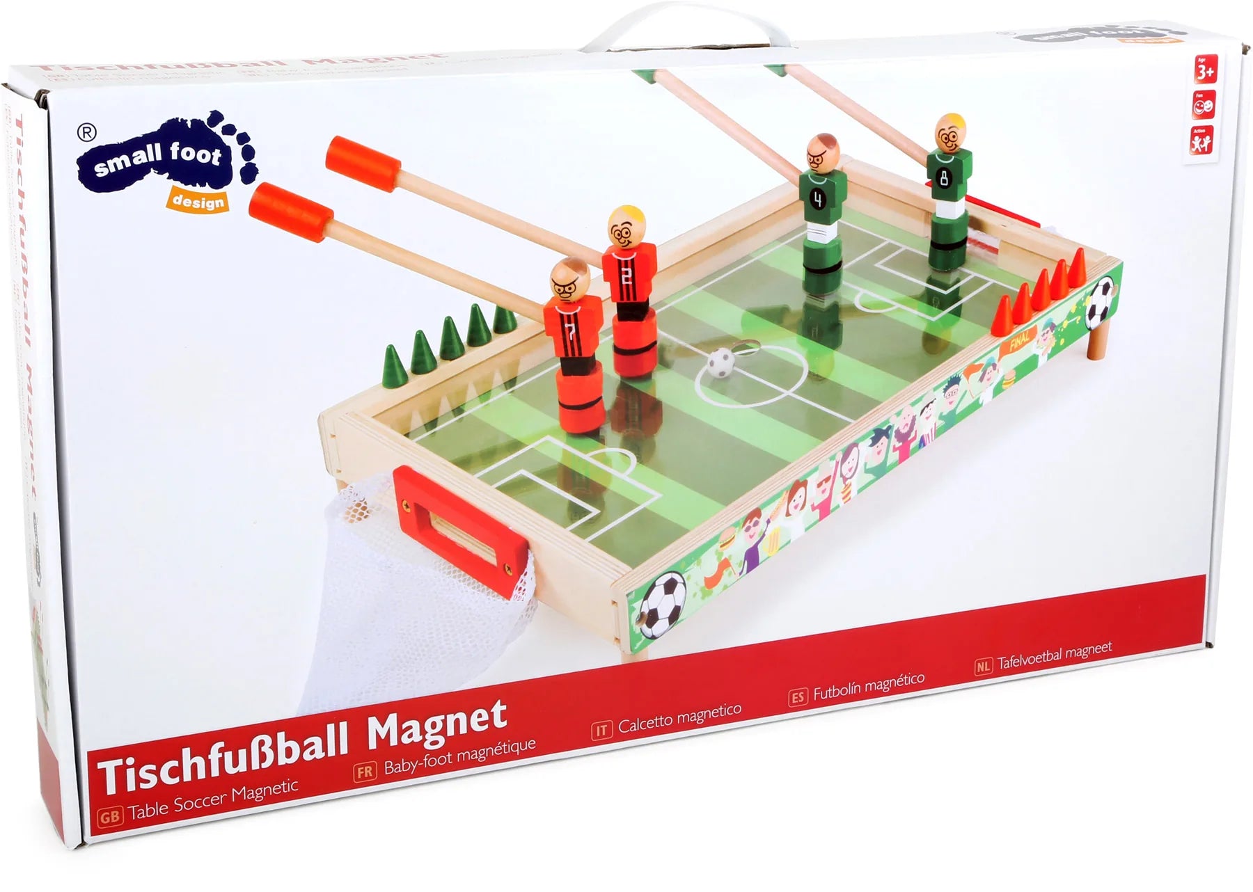 small foot Magnet Bordfodbold